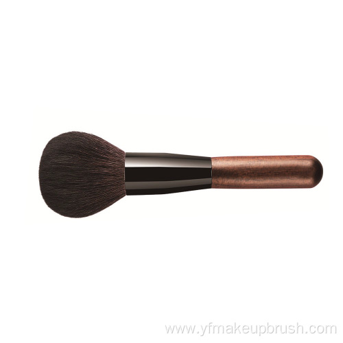 Bristles Face Powder Makeup Brush With Aluminum Ferrule